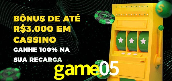 game05 melhor bônus de depósito